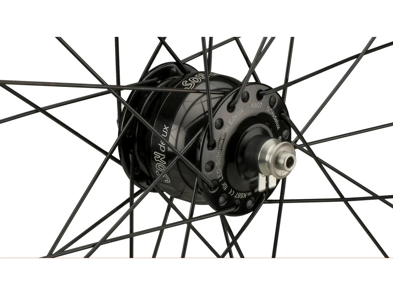 SON Roue Delux + CXP Pro + Sapim Race 28" 2 SON Roue Delux + CXP Pro + Sapim Race 28" – Image 2