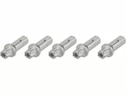 Dt-swiss Écrous En Laiton Pro Lock® Squorx Pro Head® 2,0 Mm - 5 Pièces