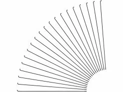 Sapim Rayons Leader J-Bend + Écrous - 20 Pièces -Roues 28" Soldes 357585