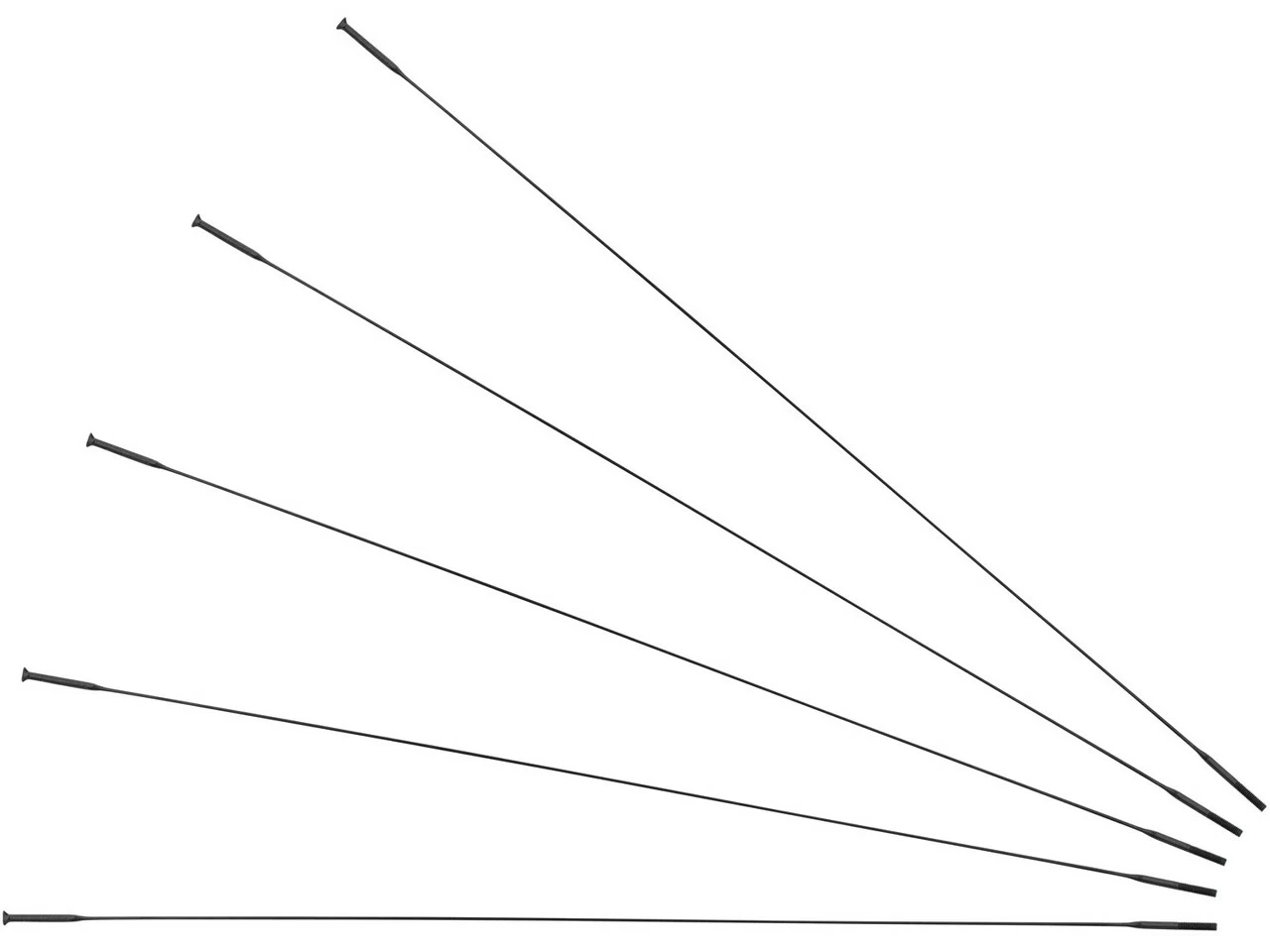 Sapim Rayons CX-Ray Straightpull + Écrous - 5 Pièces 1 Sapim Rayons CX-Ray Straightpull + Écrous - 5 Pièces