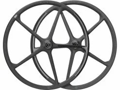 Black Inc Set De Roues En Carbone Five Disc Center Lock 28"