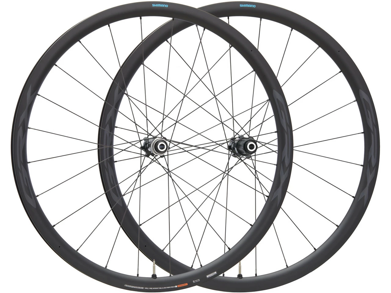 Shimano Set De Roues En Carbone WH-RX870-TL GRX Disc Center Lock 28" 1 Shimano Set De Roues En Carbone WH-RX870-TL GRX Disc Center Lock 28"